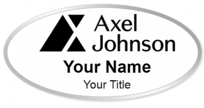 Custom name badges for Axel Johnson