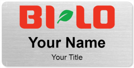 Custom name badges for Bi Lo