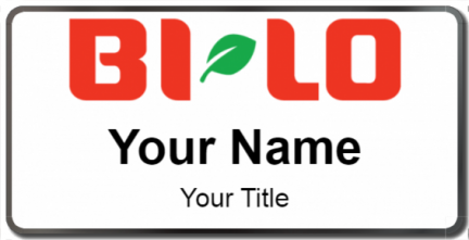 Custom name badges for Bi Lo