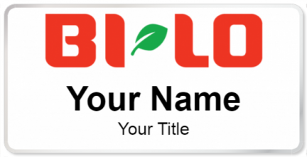 Custom name badges for Bi Lo