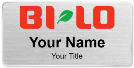 Custom name badges for Bi Lo