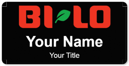 Custom name badges for Bi Lo