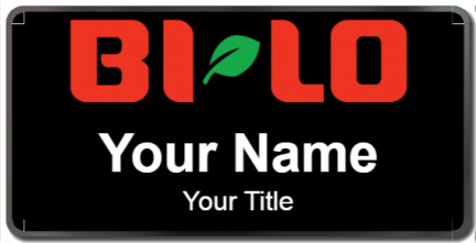 Custom name badges for Bi Lo