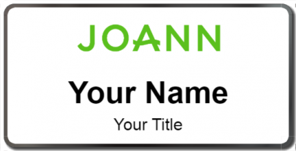 Custom name badges for Joann