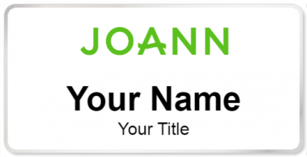 Custom name badges for Joann