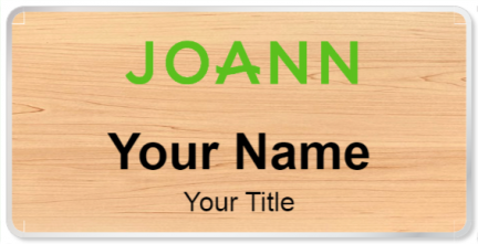 Custom name badges for Joann