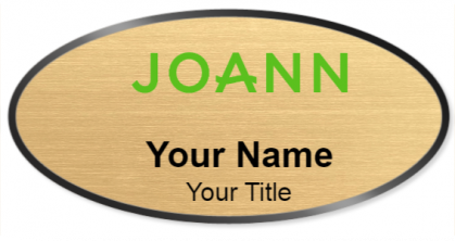 Custom name badges for Joann