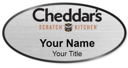 Custom name badges for Cheddars Scratch Kitchen