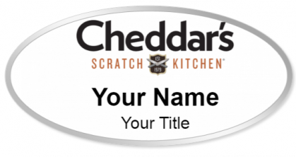 Custom name badges for Cheddars Scratch Kitchen