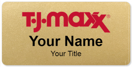 Custom name badges for TJ Maxx