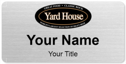Custom name badges for Yard House