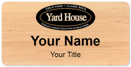 Custom name badges for Yard House