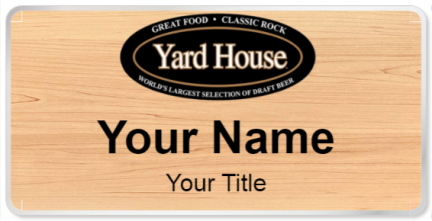 Custom name badges for Yard House