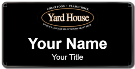 Custom name badges for Yard House