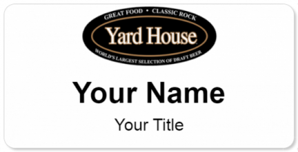 Custom name badges for Yard House