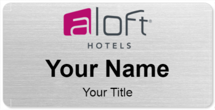 Custom name badges for Aloft Hotels
