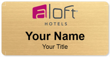 Custom name badges for Aloft Hotels
