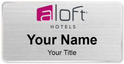 Custom name badges for Aloft Hotels