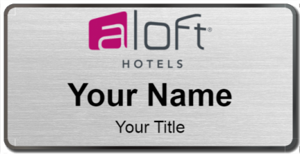 Custom name badges for Aloft Hotels