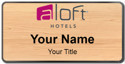 Custom name badges for Aloft Hotels