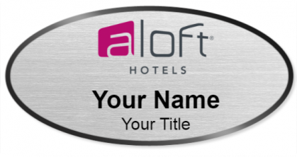 Custom name badges for Aloft Hotels