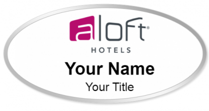 Custom name badges for Aloft Hotels