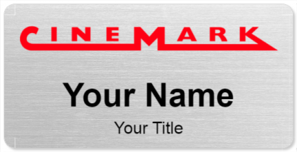 Custom name badges for Cinemark