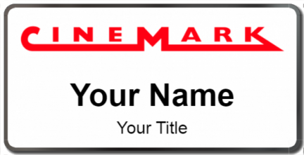 Custom name badges for Cinemark