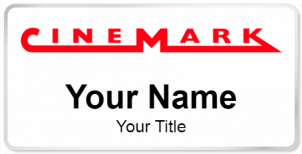 Custom name badges for Cinemark