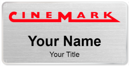 Custom name badges for Cinemark