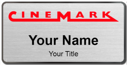 Custom name badges for Cinemark