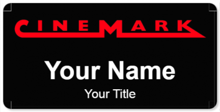 Custom name badges for Cinemark