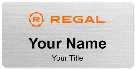 Custom name badges for Regal Cinemas