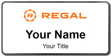 Custom name badges for Regal Cinemas