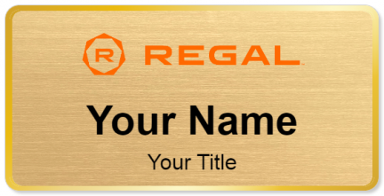 Custom name badges for Regal Cinemas