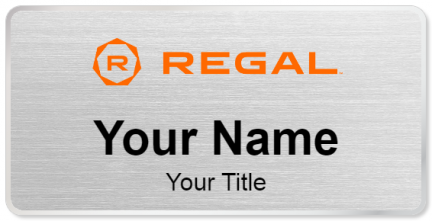 Custom name badges for Regal Cinemas