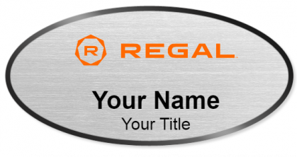 Custom name badges for Regal Cinemas