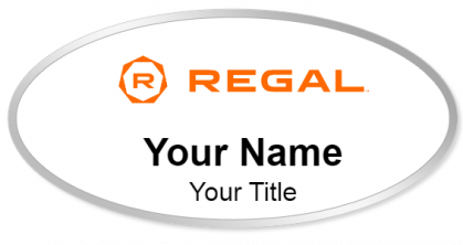 Custom name badges for Regal Cinemas