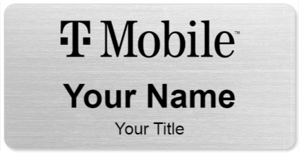Custom name badges for T Mobile