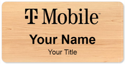 Custom name badges for T Mobile