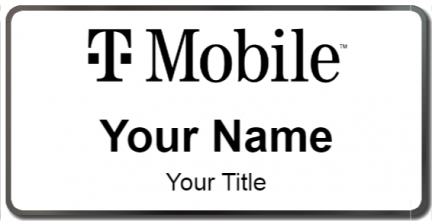 Custom name badges for T Mobile