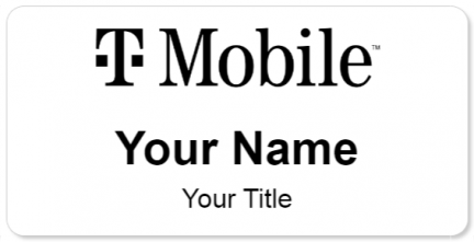 Custom name badges for T Mobile