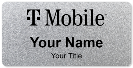 Custom name badges for T Mobile