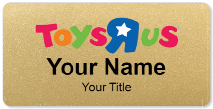 Custom name badges for Toys R Us