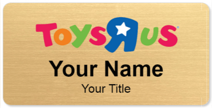 Custom name badges for Toys R Us
