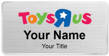 Custom name badges for Toys R Us