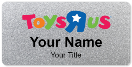 Custom name badges for Toys R Us