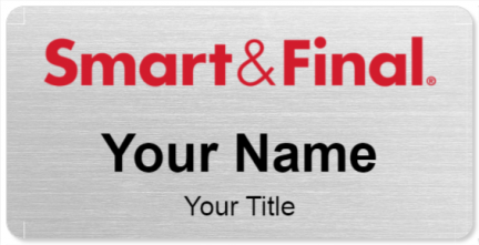 Custom name badges for Smart & Final