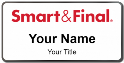 Custom name badges for Smart & Final