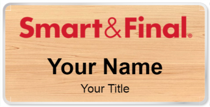 Custom name badges for Smart & Final